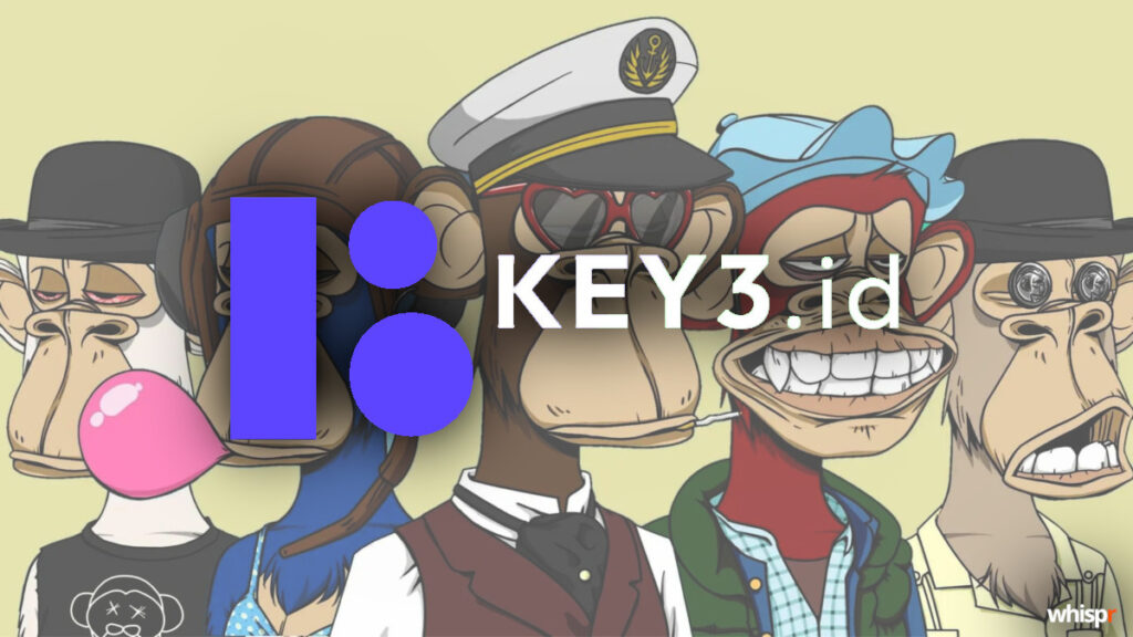 KEY3.id, es un sistema de nombres distribuido, abierto y extensible, el día de ayer 24 de Noviembre esta compañía lanzó el primer identificador descentralizado (DID) parte de su colección premium vinculado a NFT de Blue Chip