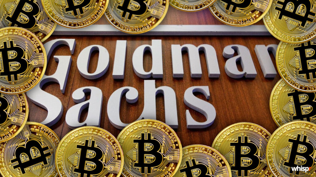 Goldmand Sachs planea invertir en empresas crypto
