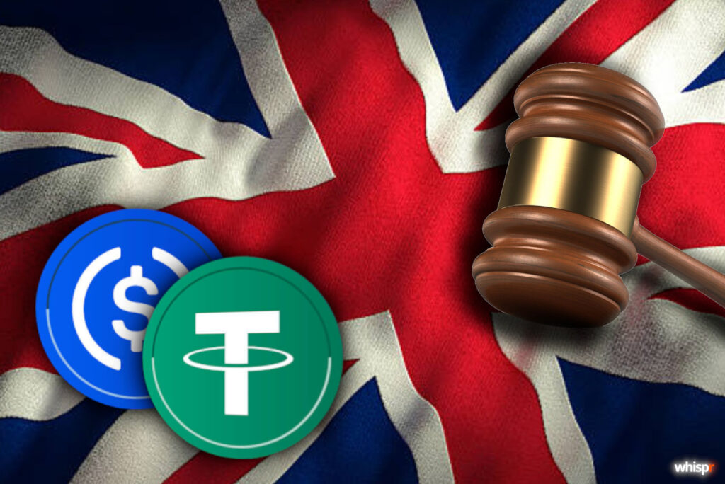 Reino Unido acelera su regulación de stablecoins para no quedarse atrás de Estados Unidos Reino Unido regulará las stablecoins siguiendo a EEUU · WHISPR