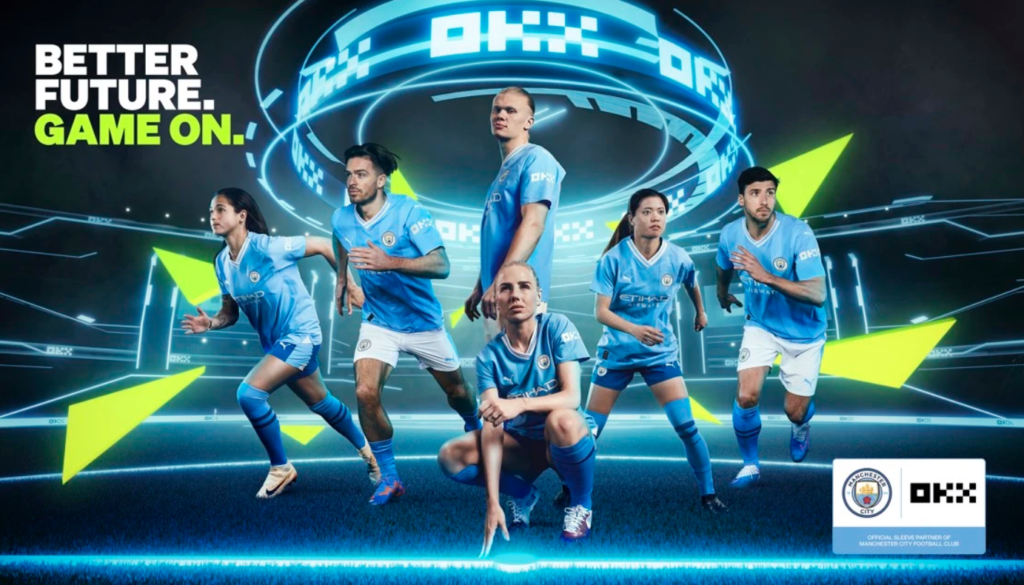 OKX renueva su patrocinio con el Manchester City OKX renueva su patrocinio con el Manchester City