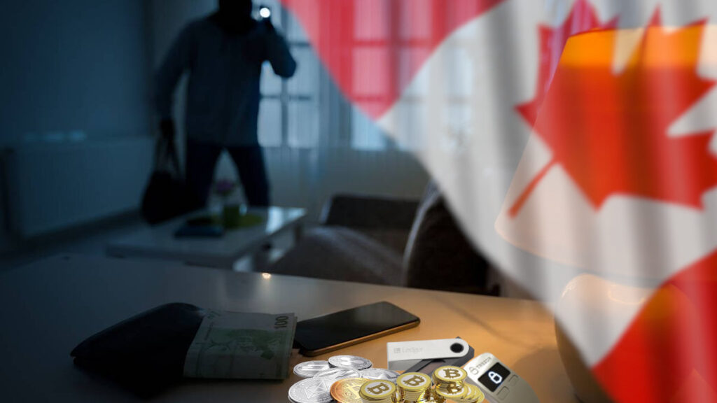 Ola de robos de criptomonedas en domicilios en Canadá Robos de criptomonedas en domicilios en Canadá