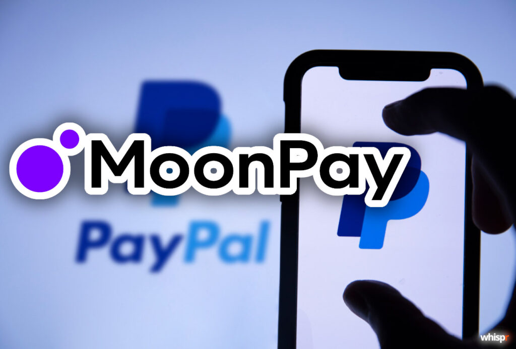 PayPal se integra con MoonPay, expandiendo su oferta de criptomonedas.