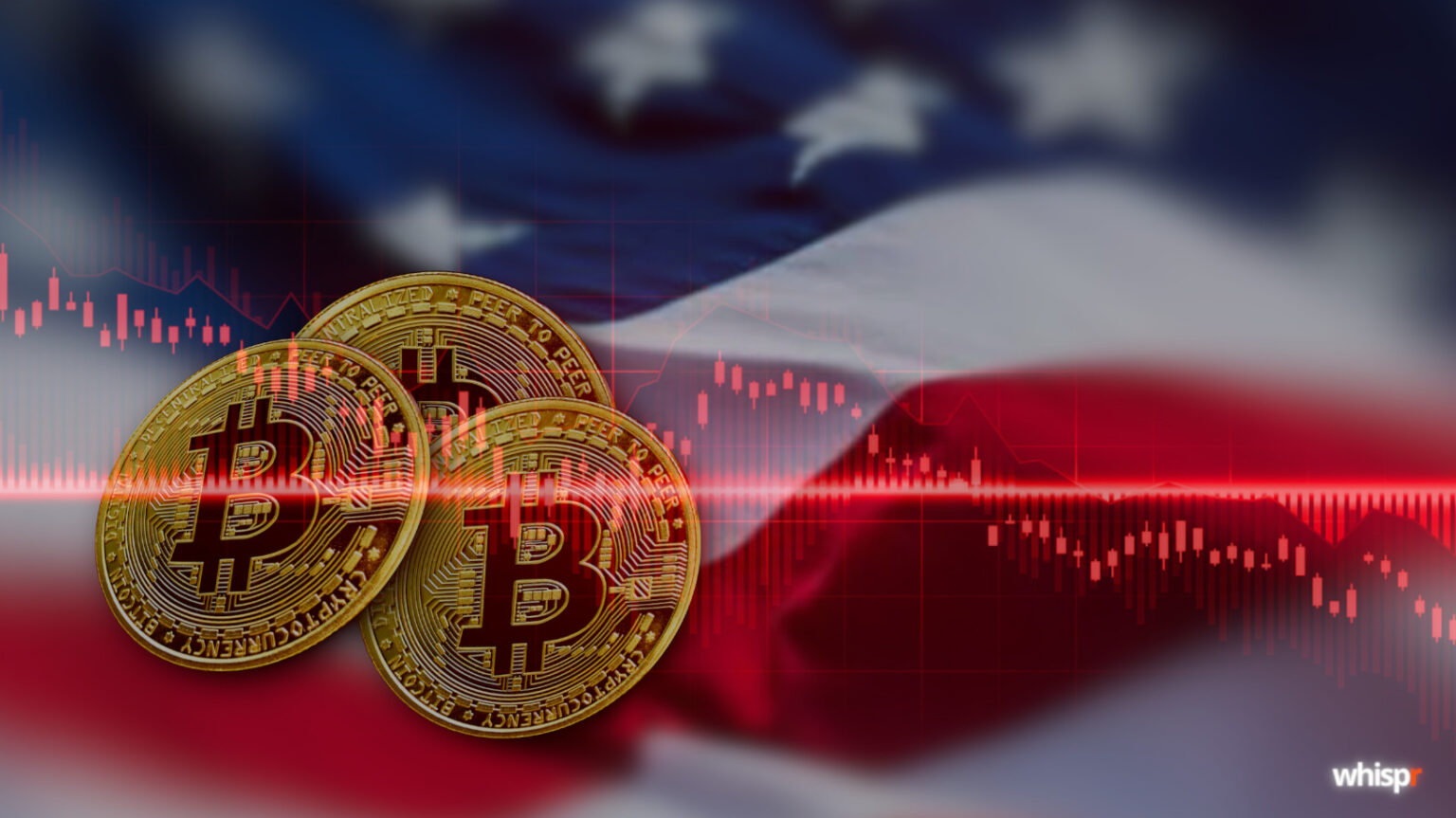 EE.UU. venderá 6,5 mil millones de dólares en Bitcoin: ¿Impacto bajista o estrategia política? EE.UU. venderá 6,5 mil millones de dólares en Bitcoin · WHISPR