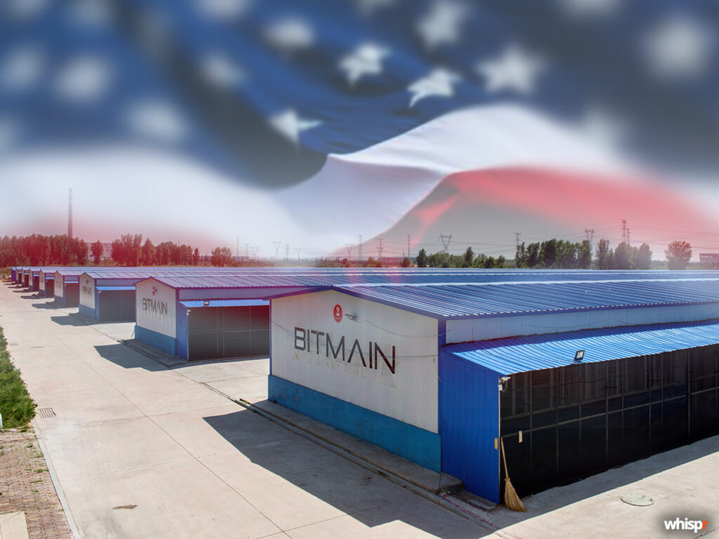 Bitmain abrirá su primera fábrica en Estados Unidos en 2025 Bitmain abrirá su primera fábrica en Estados Unidos · WHISPR