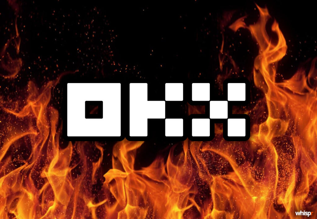 OKB, de OKX, alcanza un ATH tras una quema masiva · WHISPR