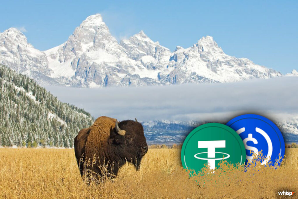 Wyoming lanza La stablecoin FRNT en siete blockchain · WHISPR