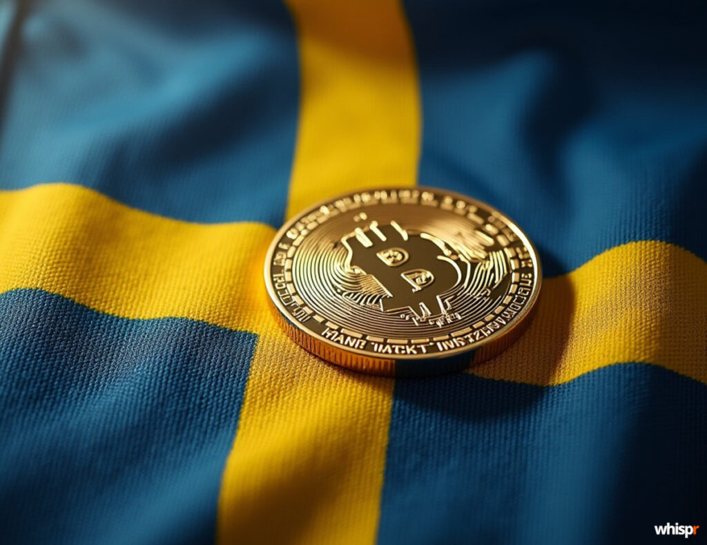 Suecia podría crear una reserva estratégica de Bitcoin · WHISPR