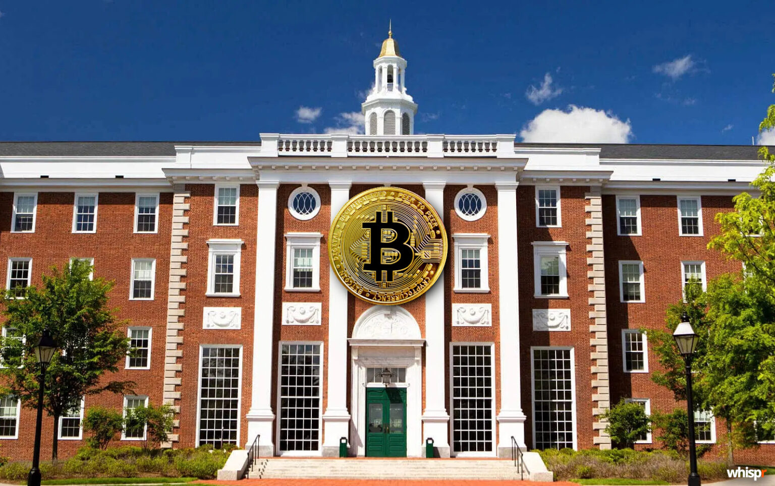 Harvard apuesta fuerte por Bitcoin · WHISPR