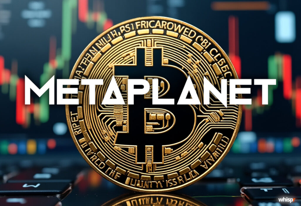 Metaplanet obtiene un préstamo de 100 millones respaldado por Bitcoin para seguir acumulando Metaplanet obtiene un préstamo respaldado por Bitcoin · WHISPR