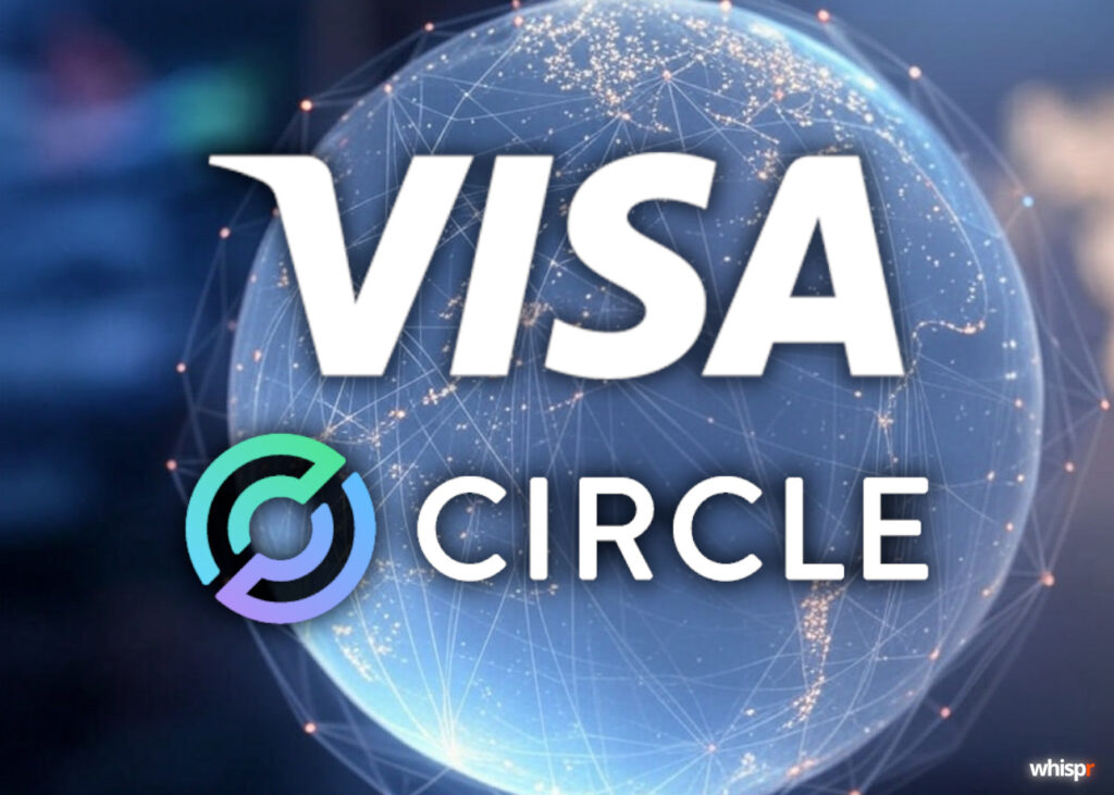 Visa lanza un piloto de pagos globales con USDC · WHISPR