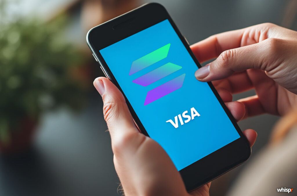 Visa integra USDC en Solana: las stablecoin a la banca · WHISPR