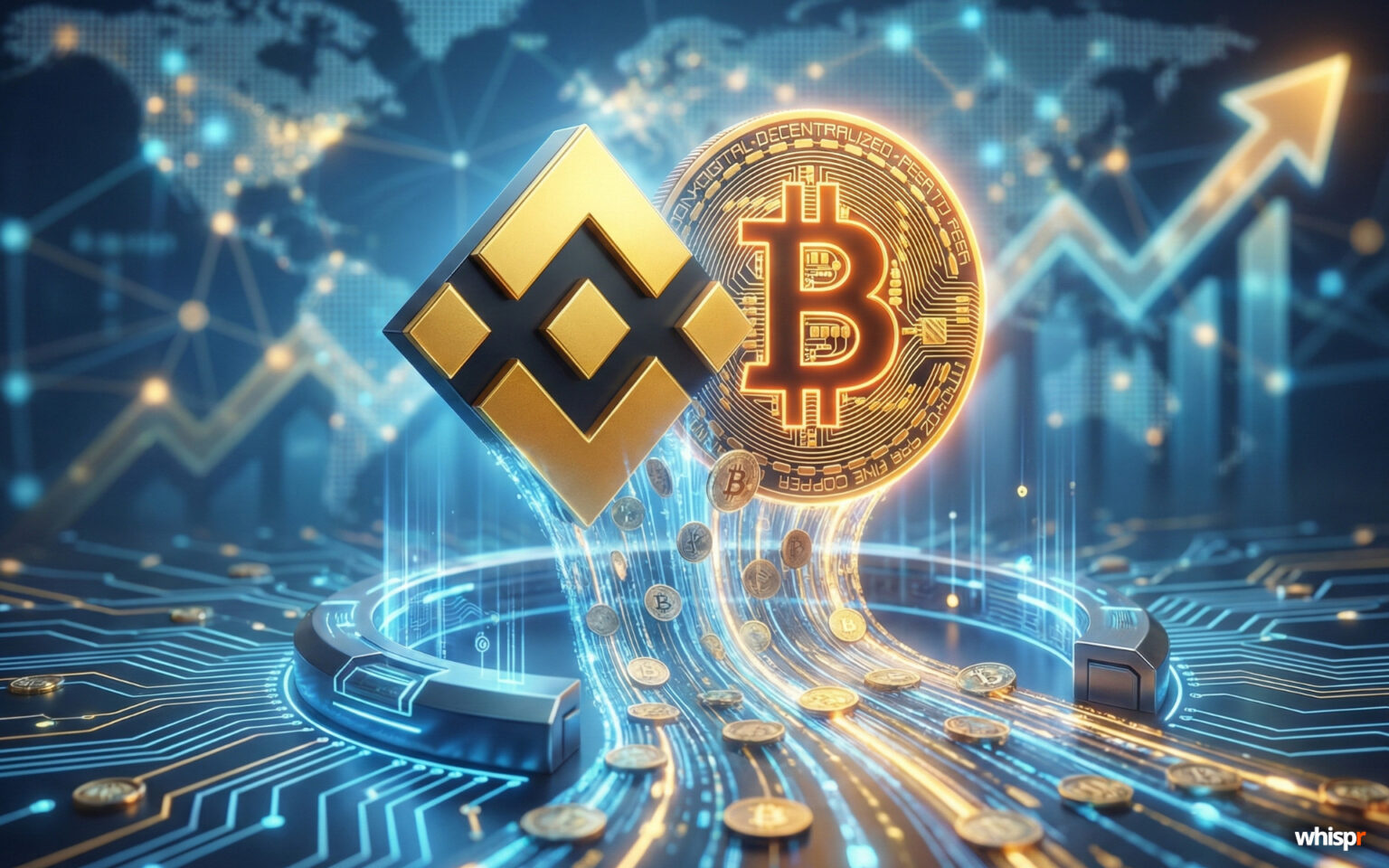 Binance convierte su fondo de $1.000M en Bitcoin · WHISPR