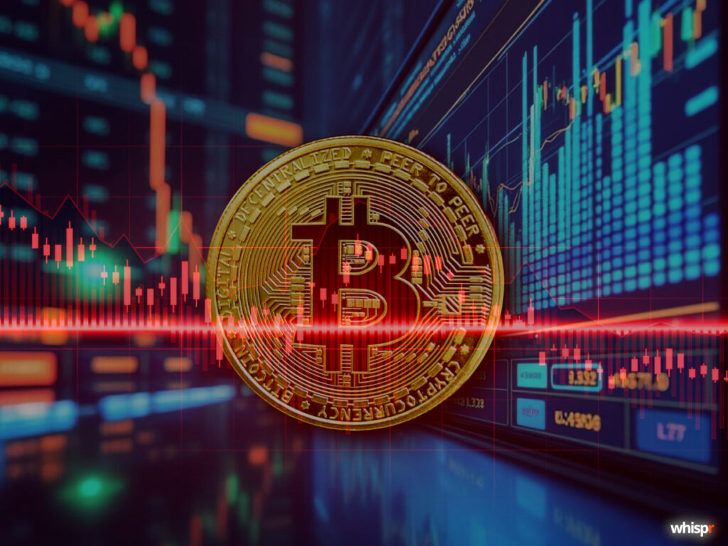 Bitcoin se desploma a mínimos de nueve meses · WHISPR