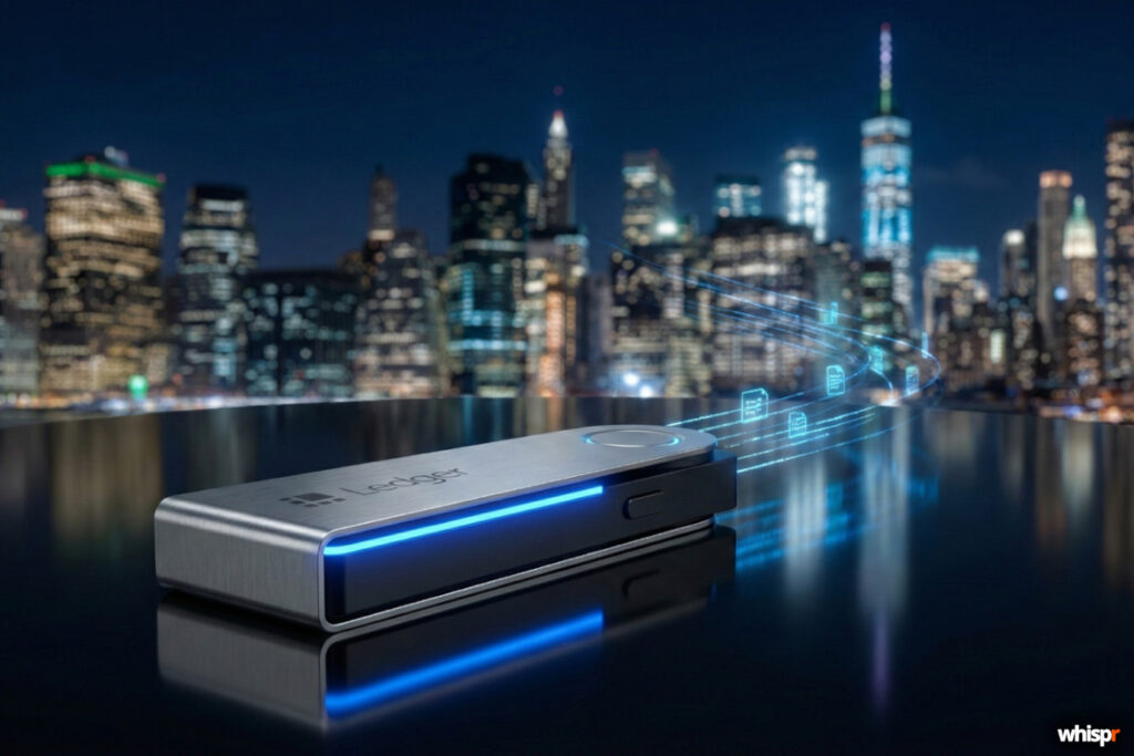 Ledger prepara su salto a Wall Street · WHISPR