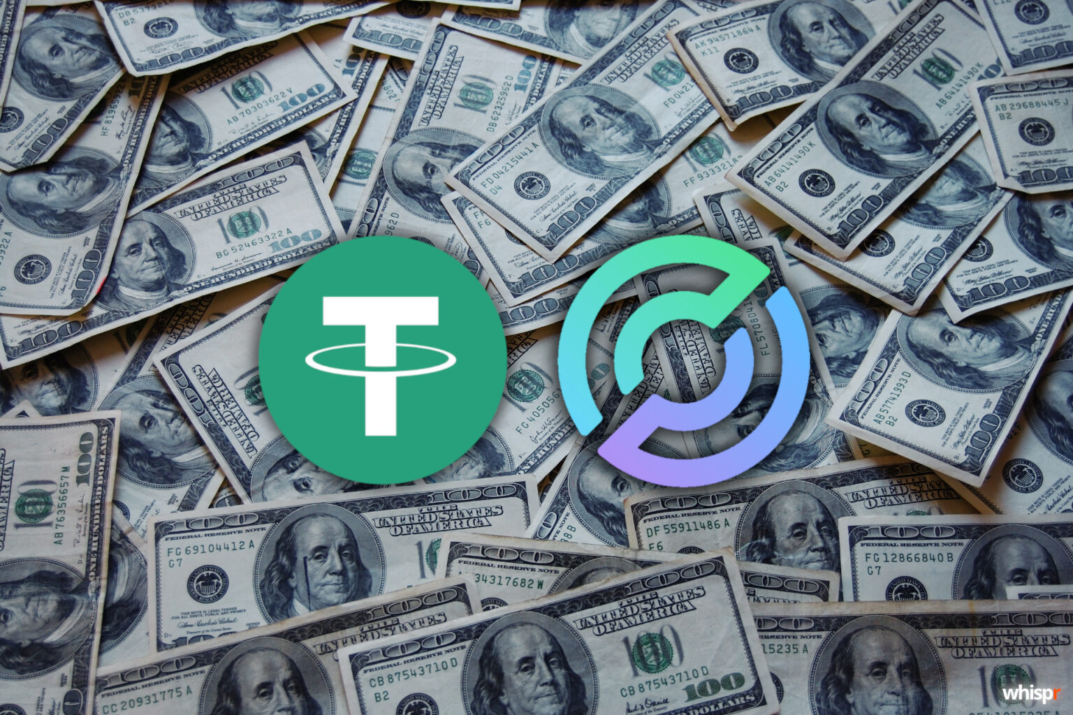 Tether y Circle inyectan 1.500 millones en liquidez · WHISPR