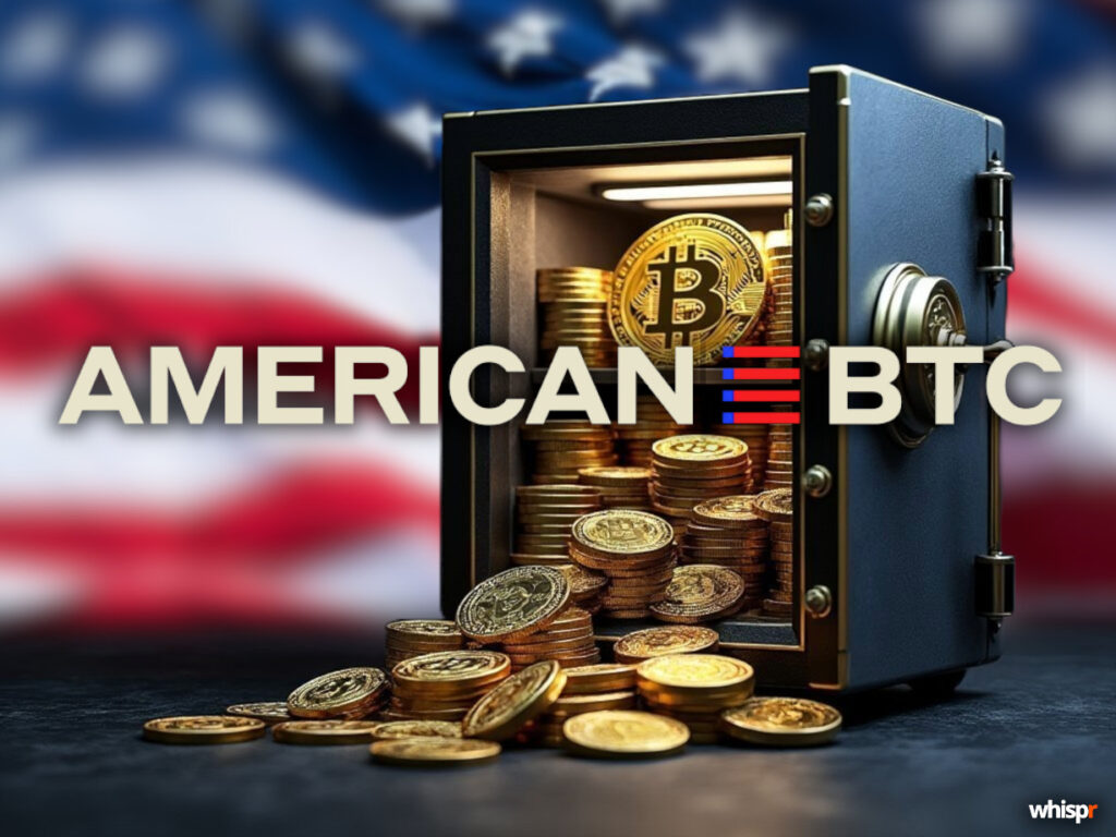 American Bitcoin: pérdidas millonarias y acumulación · WHISPR