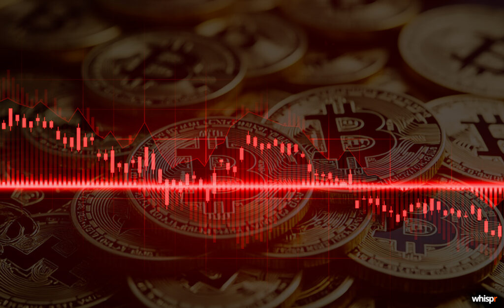 Bitcoin se desploma a mínimos de 15 meses · WHISPR