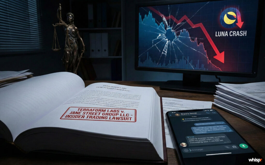 La guerra secreta de Terraform: demanda a Jane Street por insider trading en el colapso de Luna Terraform: demanda a Jane Street por insider trading · WHISPR