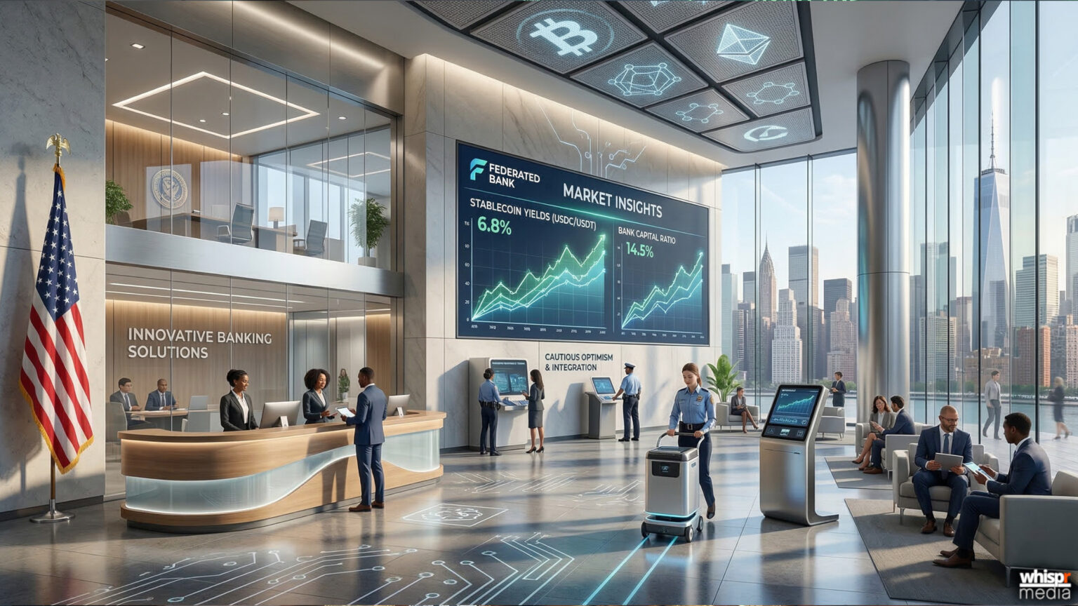 Finanzas: el 72% de los líderes abrazan las stablecoins · WHISPR