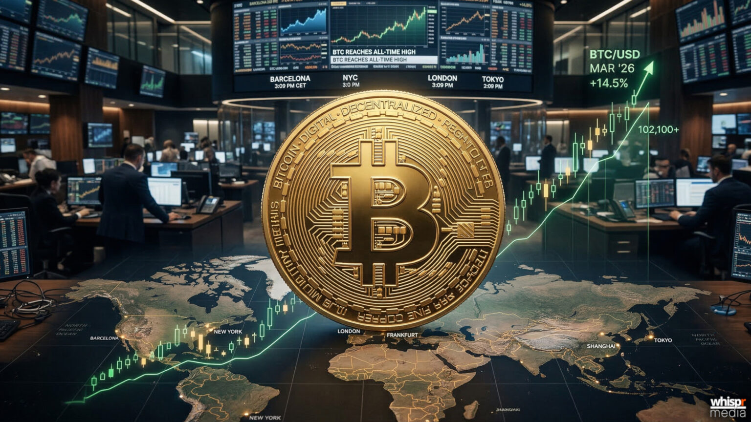 Bitcoin: entre los $82.000 y el soporte de $54.400 · WHISPR