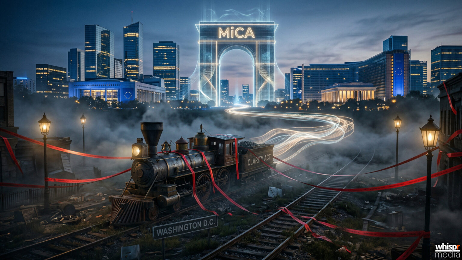 Ley Clarity: EEUU perderla la carrera cripto contra MiCA · WHISPR