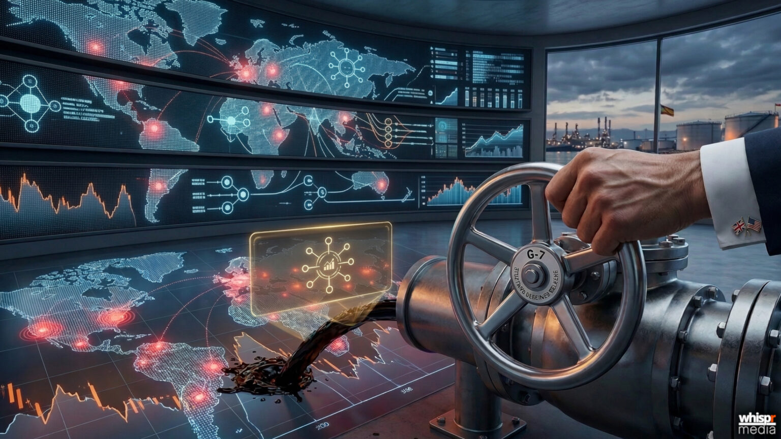 El G-7 sopesa liberar reservas de petróleo: ¿alivio temporal o medida insuficiente? El G-7 sopesa liberar reservas de petróleo · WHISPR
