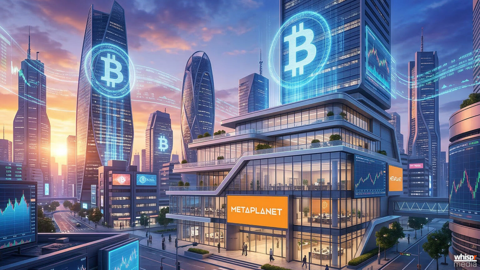 Metaplanet redobla su apuesta por Bitcoin: lanza una filial de venture capital e invierte en la stablecoin JPYC Metaplanet redobla su apuesta por Bitcoin · WHISPR