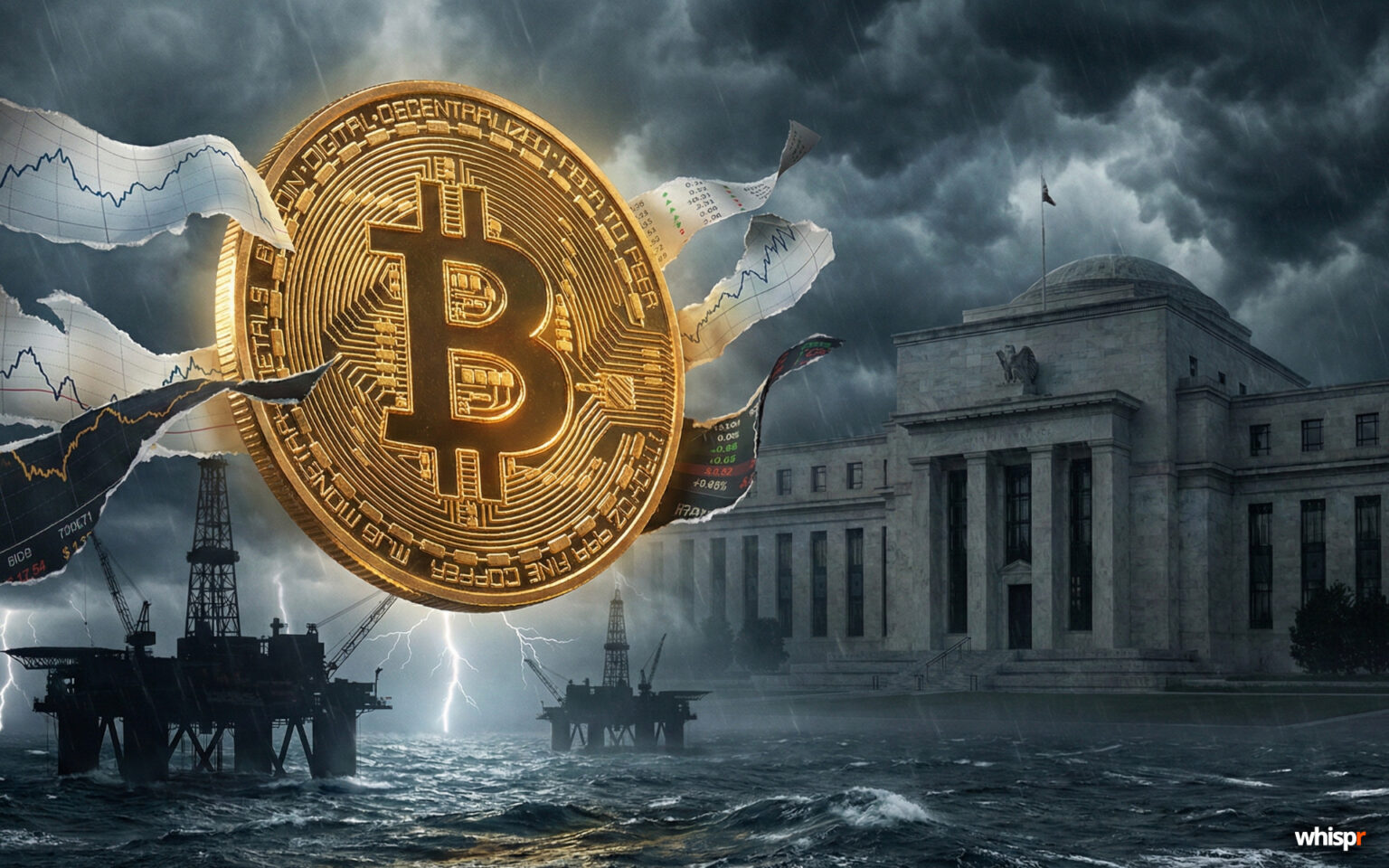 Bitcoin ya no reacciona a la Fed, la anticipa · WHISPR