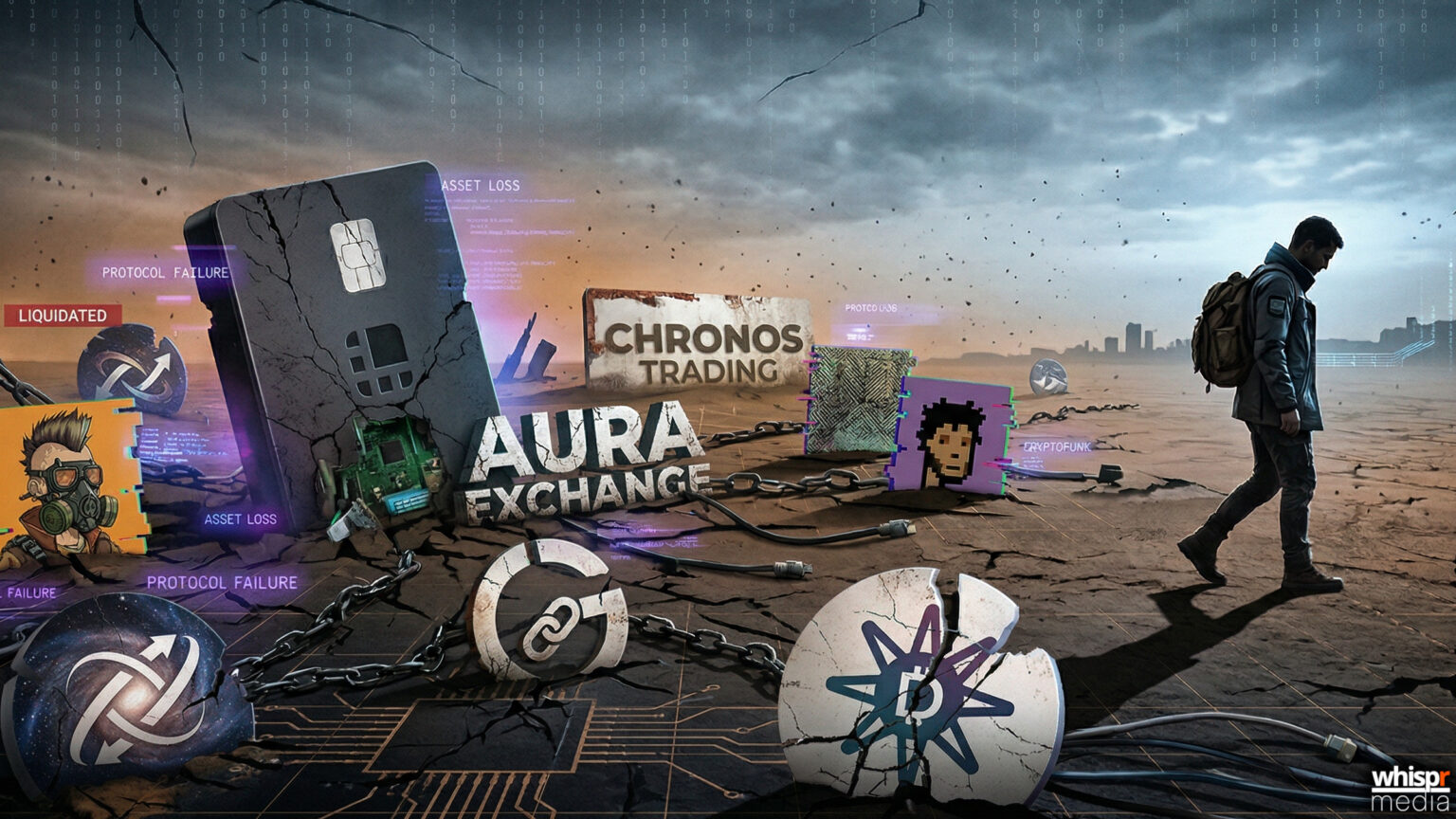 El gran reinicio de Q1 2026: Más de 20 proyectos cripto cierran operaciones El gran reinicio de 2026: Cierran +20 proyectos cripto · WHISPR