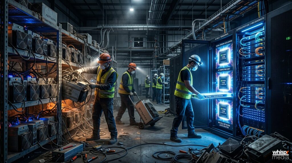 Bitfarms: de minera de Bitcoin a gigante de la IA · WHISPR